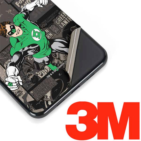 DC Comics Green Lantern Vintage Action Pose Pattern Google Pixel 3a XL Skin